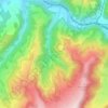 Topografische Karte Vordere Hellweid, Höhe, Relief