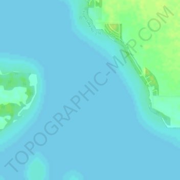 Topografische Karte Fishing Lake, Höhe, Relief