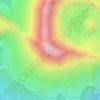 Topografische Karte Pico del Fraile, Höhe, Relief