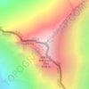 Topografische Karte Mount Everest, Höhe, Relief