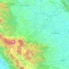 Topografische Karte Limbur Lubuk Mengkuang, Höhe, Relief