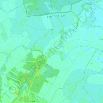 Topografische Karte Neukamern, Höhe, Relief