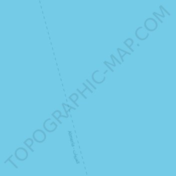Topografische Karte Golfo de Almería, Höhe, Relief