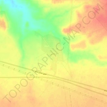 Topografische Karte Furqlus, Höhe, Relief