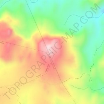 Topografische Karte Vaz, Höhe, Relief