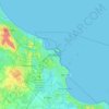 Topografische Karte Veracruz, Höhe, Relief