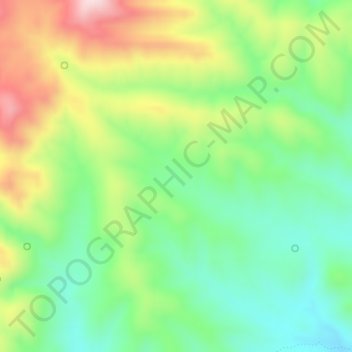 Topografische Karte Benton Tank, Höhe, Relief