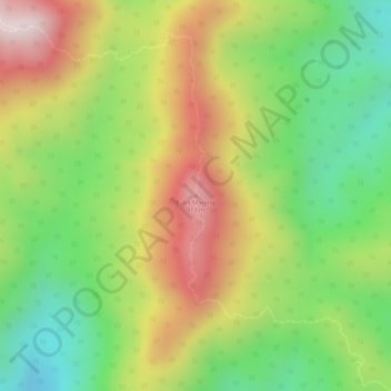 Topografische Karte Bukit Marong, Höhe, Relief