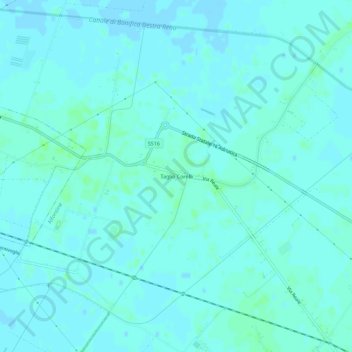 Topografische Karte Taglio Corelli, Höhe, Relief