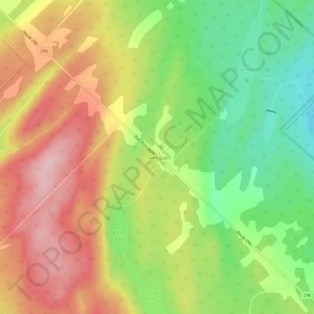 Topografische Karte Saint-Guy, Höhe, Relief