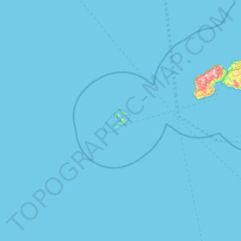 Topografische Karte Isles of Scilly, Höhe, Relief