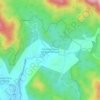 Topografische Karte Kampung Orang Asli Kuala Pangsun, Höhe, Relief