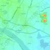 Topografische Karte Walajapet, Höhe, Relief