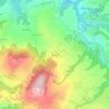 Topografische Karte Orgemont, Höhe, Relief