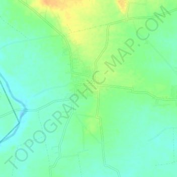 Topografische Karte Dattawad, Höhe, Relief