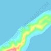 Topografische Karte Adodo Fordata, Höhe, Relief