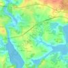 Topografische Karte Kerizan, Höhe, Relief