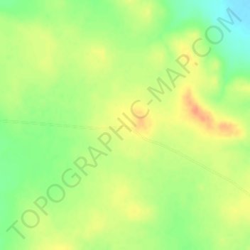 Topografische Karte Linden, Höhe, Relief