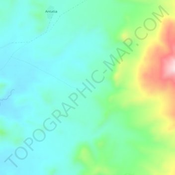 Topografische Karte Chungara, Höhe, Relief