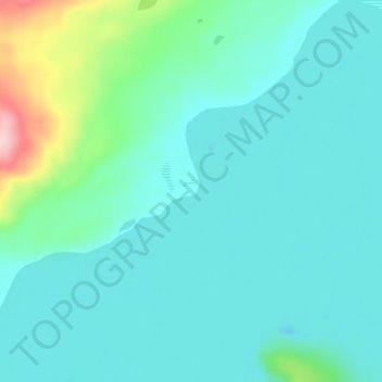 Topografische Karte Hazen Camp, Höhe, Relief