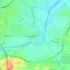 Topografische Karte Kismatpur, Höhe, Relief