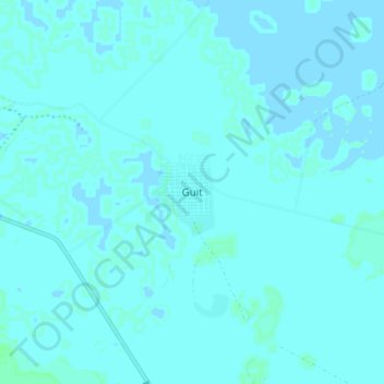 Topografische Karte Guit, Höhe, Relief