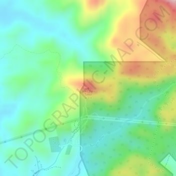 Topografische Karte Bukit Batu Sawa, Höhe, Relief