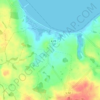 Topografische Karte Niendorf, Höhe, Relief