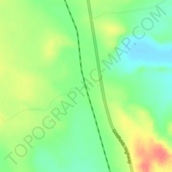 Topografische Karte Comet Vale, Höhe, Relief