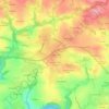 Topografische Karte Kroas Ar Gorreg, Höhe, Relief