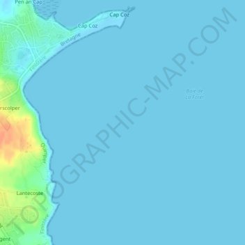 Topografische Karte Basse Rouge, Höhe, Relief