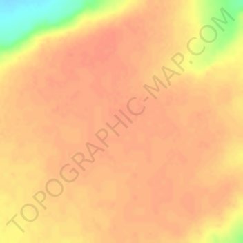 Topografische Karte Kimberley Plateau, Höhe, Relief