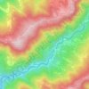 Topografische Karte Codromaz, Höhe, Relief