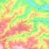 Topografische Karte Алчевск, Höhe, Relief
