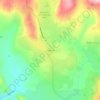 Topografische Karte Ahwahnee, Höhe, Relief
