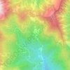 Topografische Karte Acquarossa, Höhe, Relief