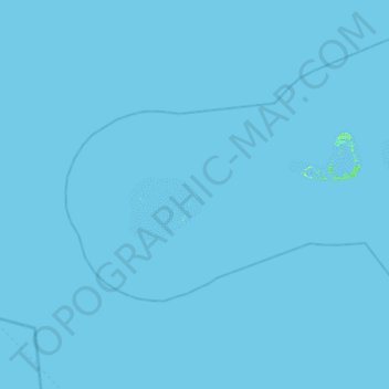 Topografische Karte Magados Island, Höhe, Relief