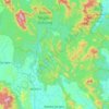 Topografische Karte Jerantut, Höhe, Relief