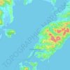 Topografische Karte 海参崴, Höhe, Relief