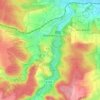 Topografische Karte Wetterburg, Höhe, Relief
