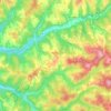 Topografische Karte Marquay, Höhe, Relief