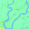 Topografische Karte Barguna Sadar Subdistrict, Höhe, Relief