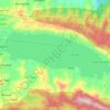 Topografische Karte Danau Laut Tawar, Höhe, Relief