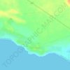 Topografische Karte Pearly Beach, Höhe, Relief