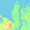 Topografische Karte муниципальный округ Ямальский район, Höhe, Relief