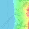 Topografische Karte Porto Covo, Höhe, Relief