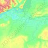 Topografische Karte Быково-Отрогское сельское поселение, Höhe, Relief