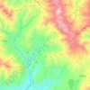 Topografische Karte Chitra, Höhe, Relief