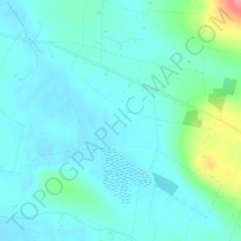 Topografische Karte Liscoffy (Kelly), Höhe, Relief
