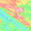 Topografische Karte Parque Nacional da Serra da Canastra, Höhe, Relief